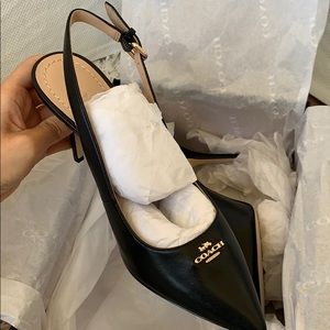 Coach heel pump. Brand new w/ tags & original box.